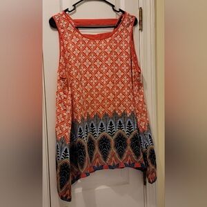 ZAC & RACHEL XL Womens Tank, Vibrant Colors, Pre-loved, Great Condition.
